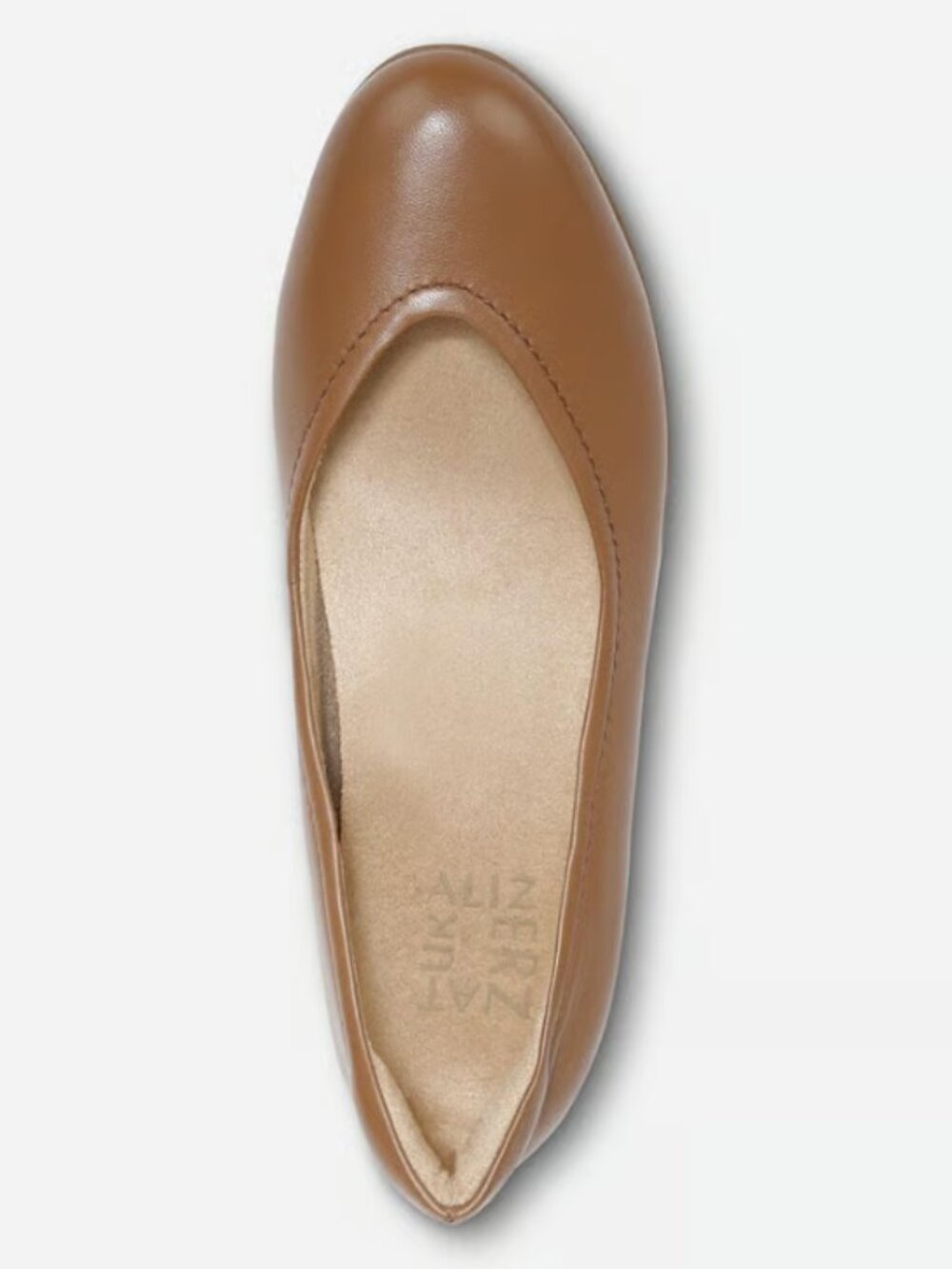 NWOT Naturalizer | Vivienne Tan Leather Ballet Flats in English Tea | Size 7.5